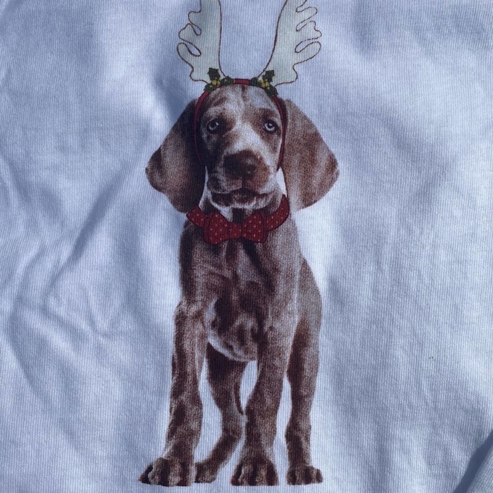 NWT Janie and Jack Toddler Christmas Dog Long Sleeve Shirt (Size 3)